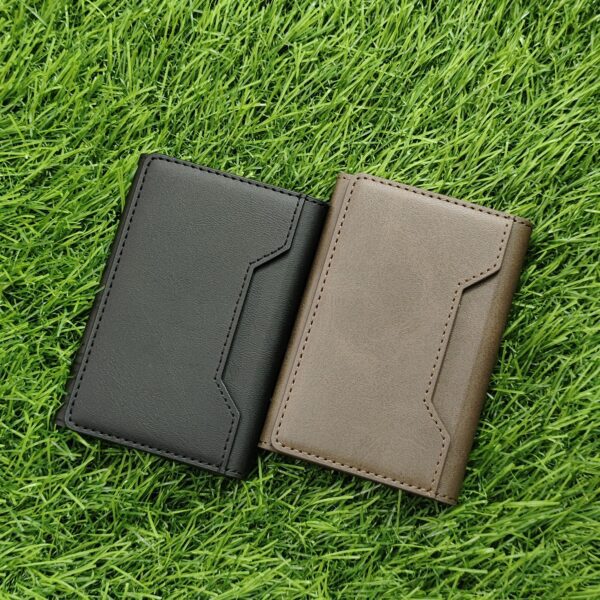 Tranzo 3 Fold Multi Purpose Premium Leather Magsafe Wallet