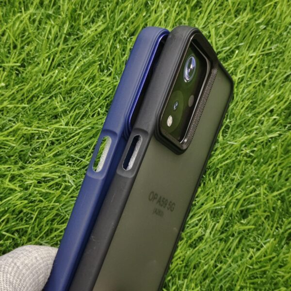 Oppo A59 5G New Camera Ring Matte Skin Back Cover - Image 3