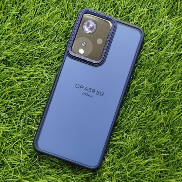Oppo A59 5G New Camera Ring Matte Skin Back Cover - Image 7
