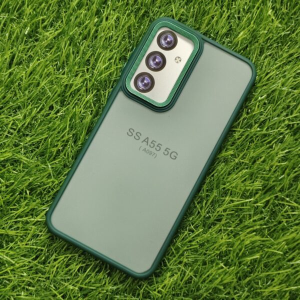 Samsung A55 5G New Camera Ring Matte Skin Back Cover - Image 8