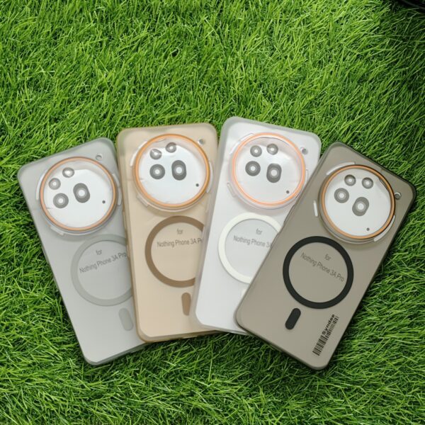 Nothing Phone 3a Pro MagSafe Matte PC Hard Back Cover Ultra Thin With Camera Ring