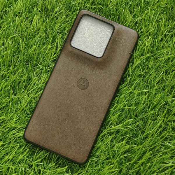 Moto Edge 60 Fusion Premium Leather Finish Back Cover - Image 7