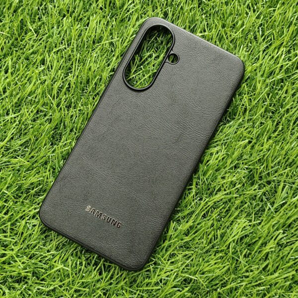 Samsung A56 Premium Leather Finish Back Cover - Image 8