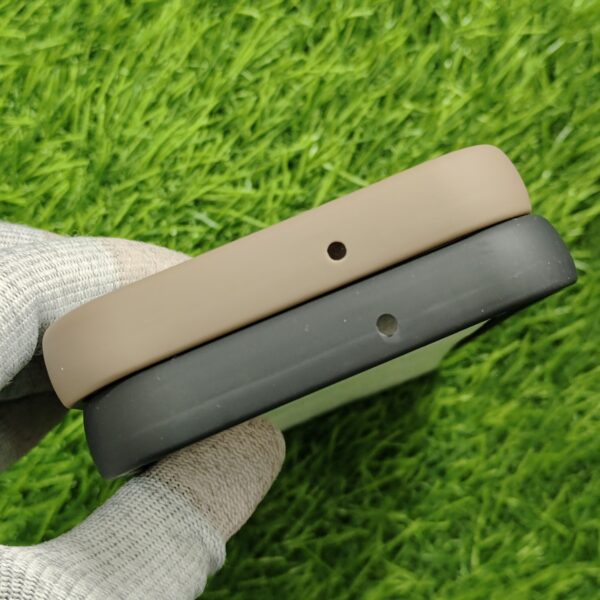 Samsung M16 & F16 Silicone Stylish Coffee Faces Back Cover - Image 5