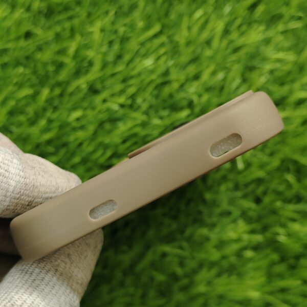 Oppo Reno 12 Pro Silicone Stylish Coffee Faces Back Cover - Image 5