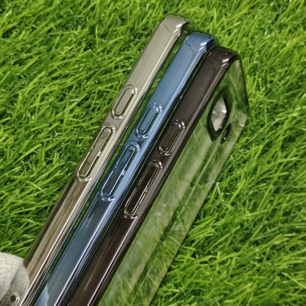 Google Pixel 9a Stylish Transparent Chrome PC Hard Back Cover - Image 3