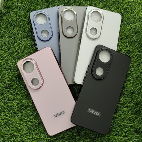 Vivo V50 & V50E Luxury Matte Chrome Finish Back Cover