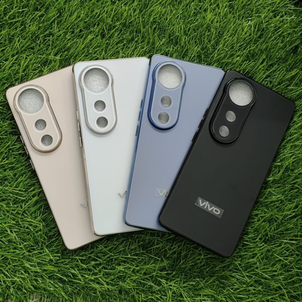 Vivo V40 & V40 Pro & T3 Ultra Luxury Matte Chrome Finish Back Cover