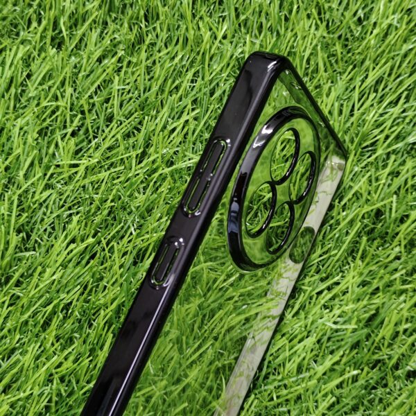 Oneplus 13R Premium Transparent Chrome PC Hard Back Cover Tranzo - Image 3