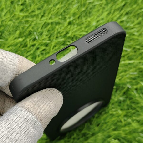 Realme 12 Plus Premium Black Nilkin Flexible Back Cover - Image 4