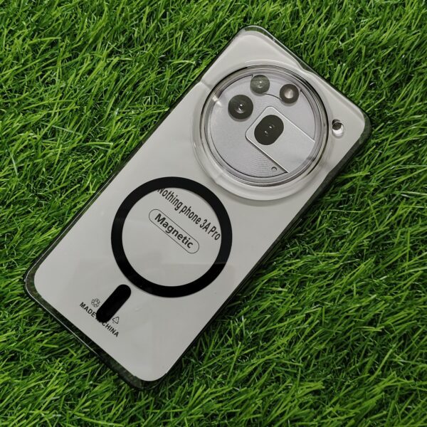 Nothing Phone 3a Pro Magsafe Transparent PC Hard Crystal Back Cover - Image 7