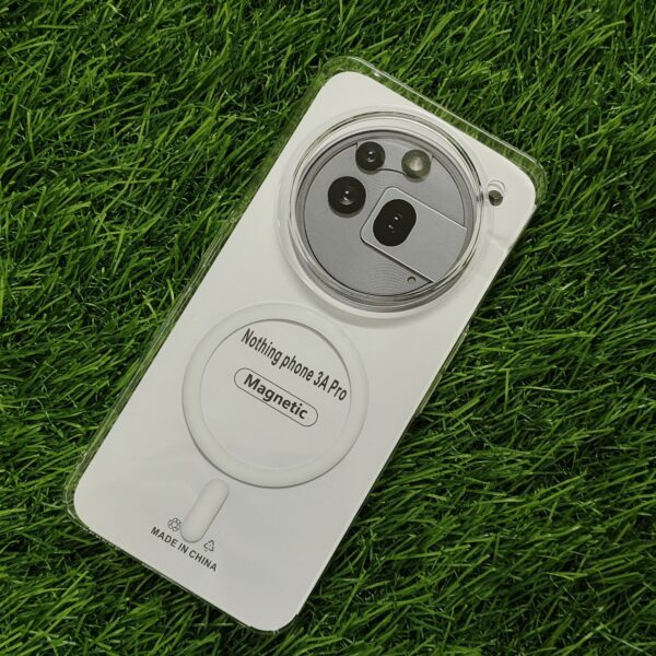 Nothing Phone 3a Pro Magsafe Transparent PC Hard Crystal Back Cover - Image 8