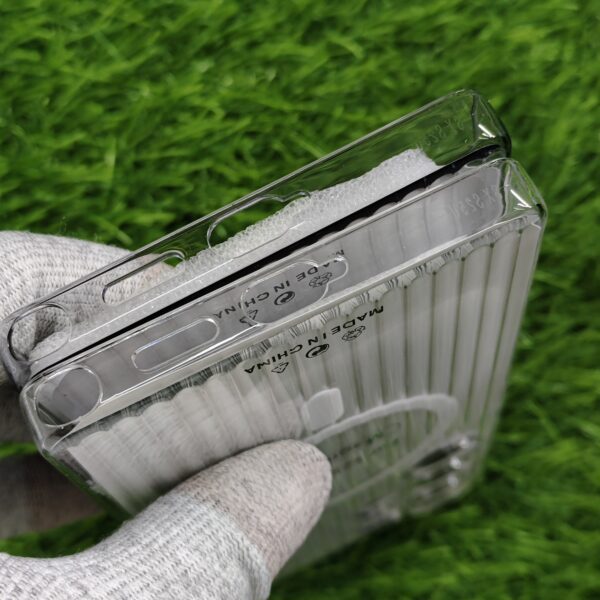 Samsung S25 Ultra Designer Magsafe Transparent PC Hard Crystal Back Cover - Image 4
