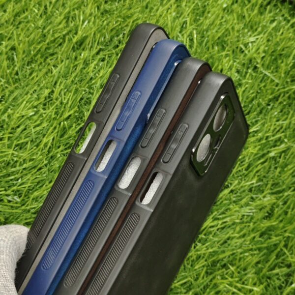 Redmi K50i Puloka Leather Finish Back Cover - Image 3