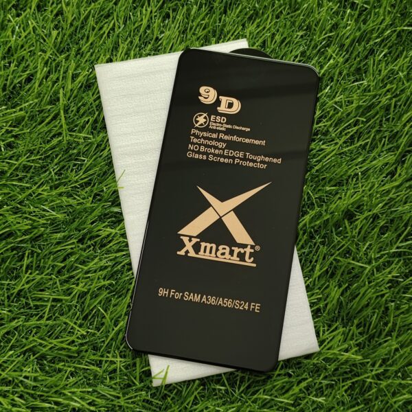 Samsung A36/A56/S24 FE tempered glass Original Tempered Glass Xmart 9H Hardness Premium Quality