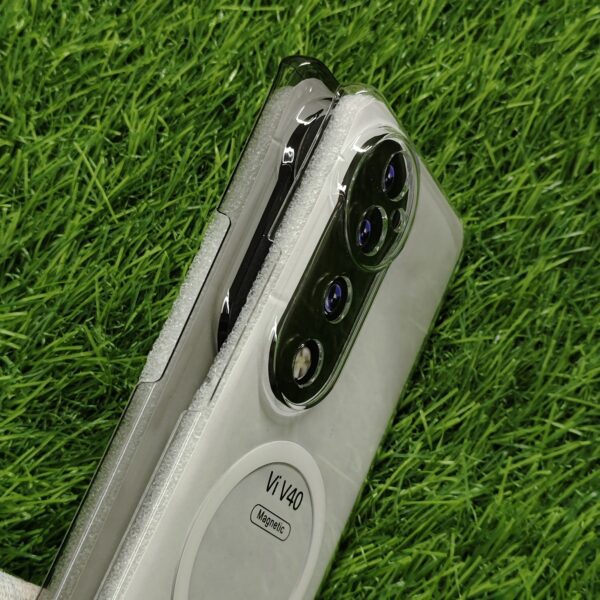 Vivo V40 & V40 Pro Crystal Transparent Magsafe PC Hard Back Cover - Image 3