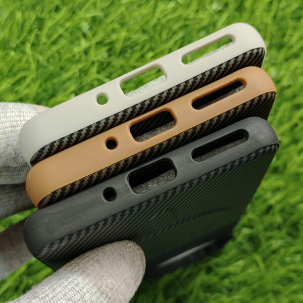 Oneplus 12R Premium Carbon Back Cover With Soft Cloth Inside - Image 4