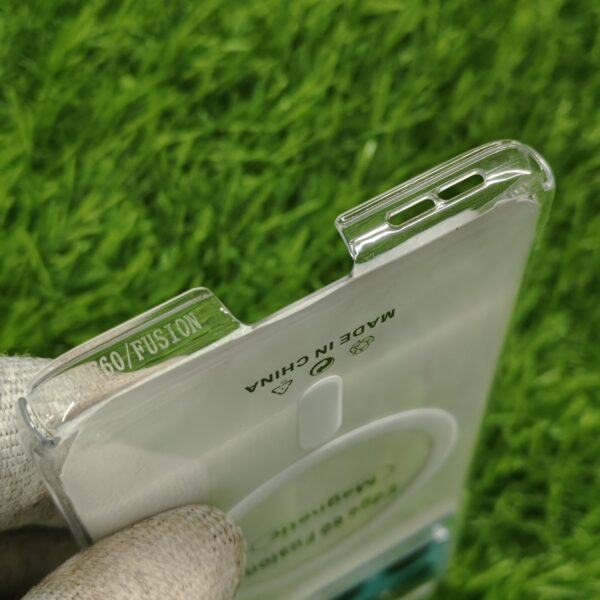 Moto Edge 60 Fusion Crystal Transparent Magsafe PC Hard Back Cover - Image 4