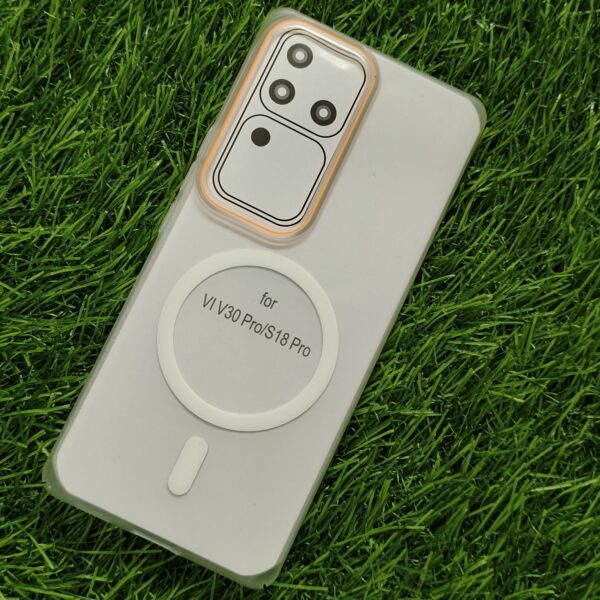 Vivo V30 & V30 Pro MagSafe Matte PC Hard Back Cover Ultra Thin With Camera Ring - Image 7