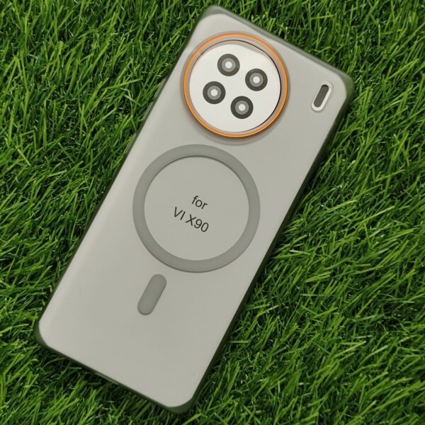 Vivo X90 MagSafe Matte PC Hard Back Cover Ultra Thin With Camera Ring - Image 6