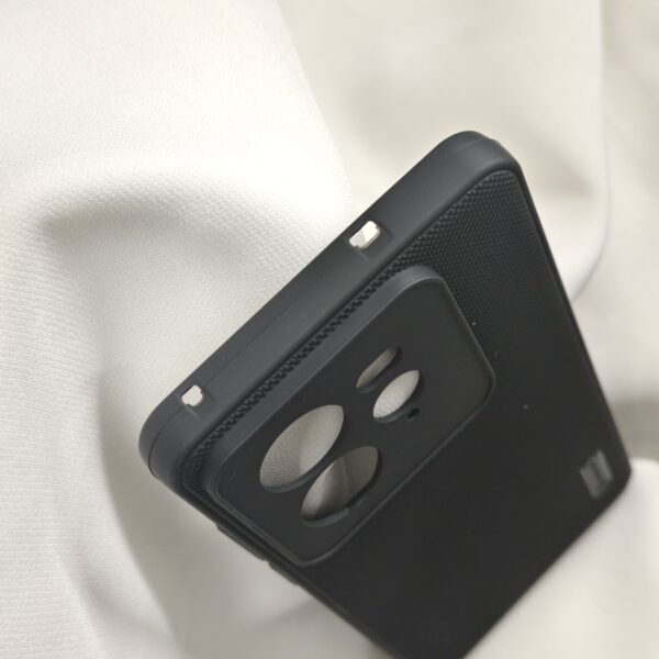 Realme GT 7 Pro Black Nilkin Back Cover with cloth inside - Image 5