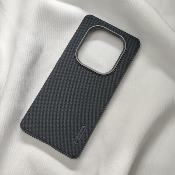Realme Narzo 70 Turbo Black Nilkin Back Cover with cloth inside