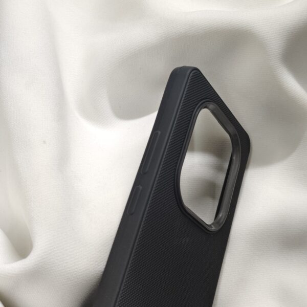 Realme Narzo 70 Turbo Black Nilkin Back Cover with cloth inside - Image 3
