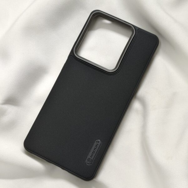 Realme GT 7T Black Nilkin Back Cover with cloth inside