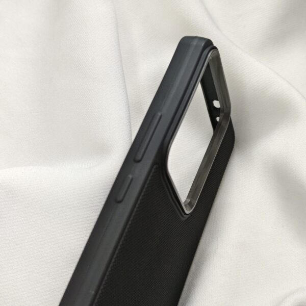 Realme GT 7T Black Nilkin Back Cover with cloth inside - Image 3