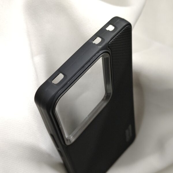 Realme GT 7T Black Nilkin Back Cover with cloth inside - Image 5