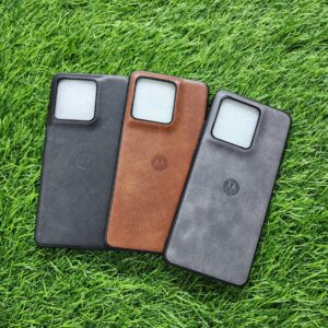 Moto Edge 60 Stylus Premium Leather Finish Back Cover