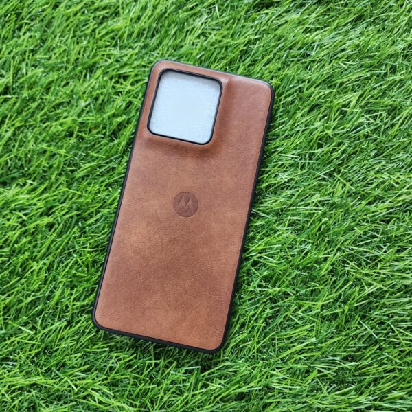 Moto Edge 60 Stylus Premium Leather Finish Back Cover - Image 6