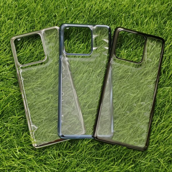 Moto Edge 60 Transparent Chrome PC Hard Back Cover