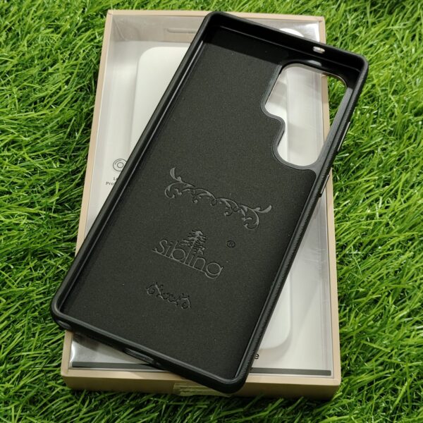 Samsung S24 Ultra Sibling Luxury Leather Back Cover with Magsafe - Image 7
