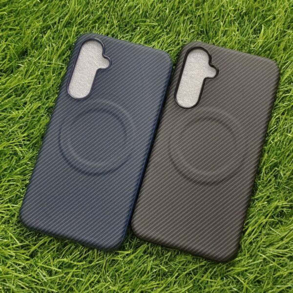 Samsung S23 FE Premium Carbon Back Cover With Soft Cloth Inside