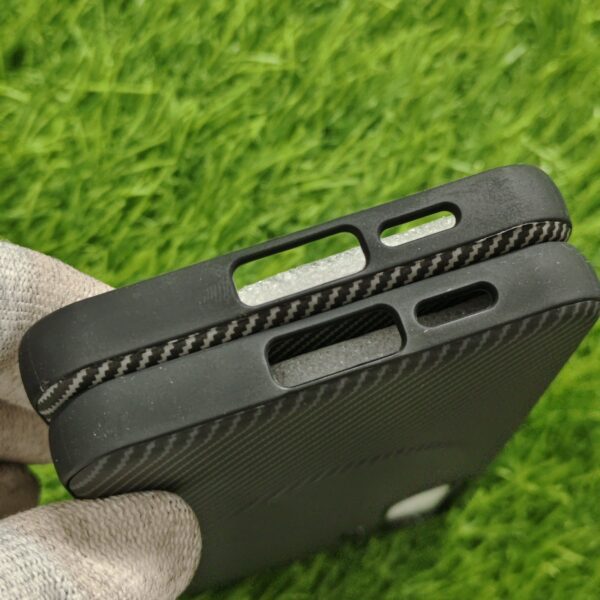 Samsung S24 FE Premium Carbon Back Cover With Soft Cloth Inside - Image 4