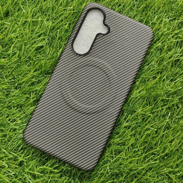 Samsung S24 FE Premium Carbon Back Cover With Soft Cloth Inside - Image 7