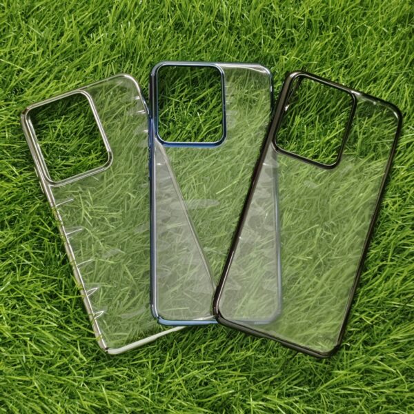 Realme P3 Ultra Transparent Chrome PC Hard Back Cover