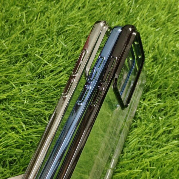 Realme P3 Ultra Transparent Chrome PC Hard Back Cover - Image 3