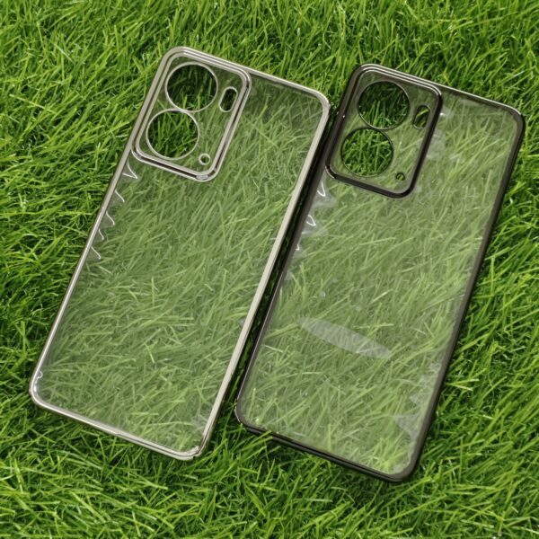 Realme P3 Transparent Chrome PC Hard Back Cover
