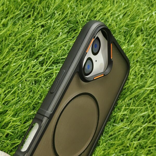 iPhone Series Honeycomb Textured Magsafe Back Cover - Image 4