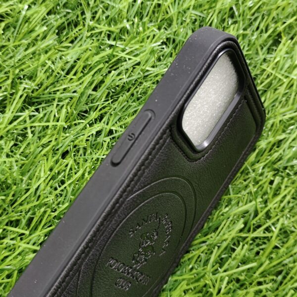 iPhone 12 Mini Premium Polo Leather Magsafe Back Cover - Image 3