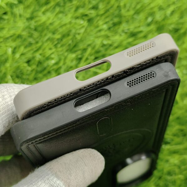 Vivo V40 & V40 Pro & T3 Ultra Premium Polo Leather Magsafe Back Cover - Image 4