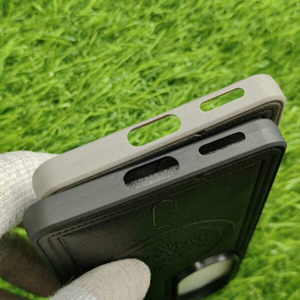 Vivo V40E & iQOO Z9s Premium Polo Leather Magsafe Back Cover - Image 4