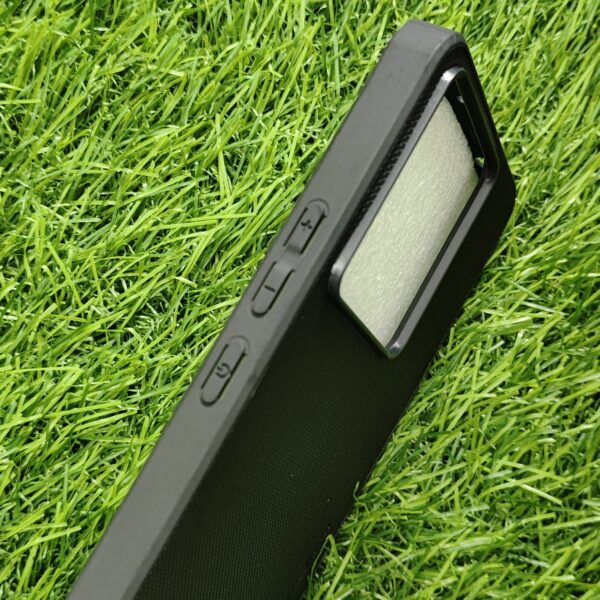 Redmi Note 13 Pro 5G Premium Black Nilkin Flexible Back Cover - Image 3