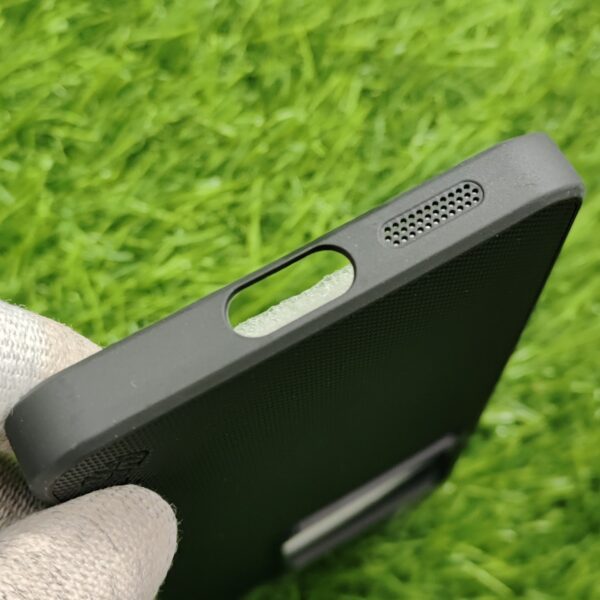 Redmi Note 13 Pro 5G Premium Black Nilkin Flexible Back Cover - Image 4