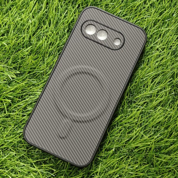 Google Pixel 9a Premium Carbon Design Magsafe Back Cover - Image 6
