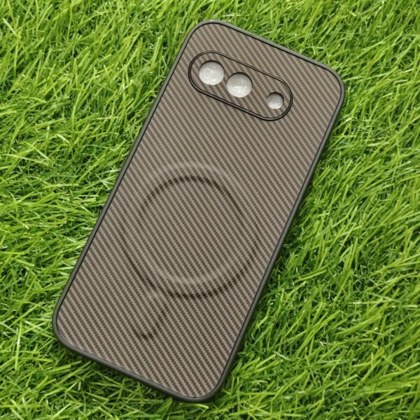 Google Pixel 9a Premium Carbon Design Magsafe Back Cover - Image 8