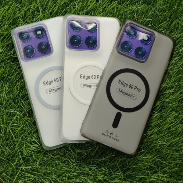 Moto Edge 60 Pro MagSafe Matte PC Hard Back Cover Ultra Thin