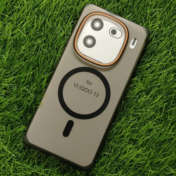 iQOO 12 MagSafe Matte PC Hard Back Cover Ultra Thin With Camera Ring - Image 6
